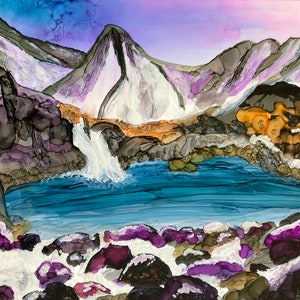 Fairy Pools Isle Of Skye Scotland Scottish Giclee Art Print fine art print Landscape Gift Art Room decor