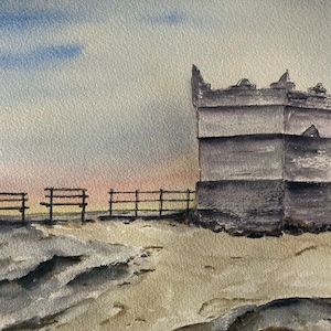 Rivington Tower Castle Pike Original Watercolour Mounted and ready to Frame