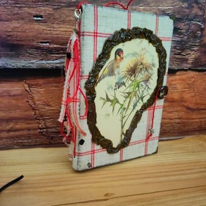 Vintage Edith Holden Junkjournal Notebook - ideal gift for nature lovers - lovingly handmade unique piece
