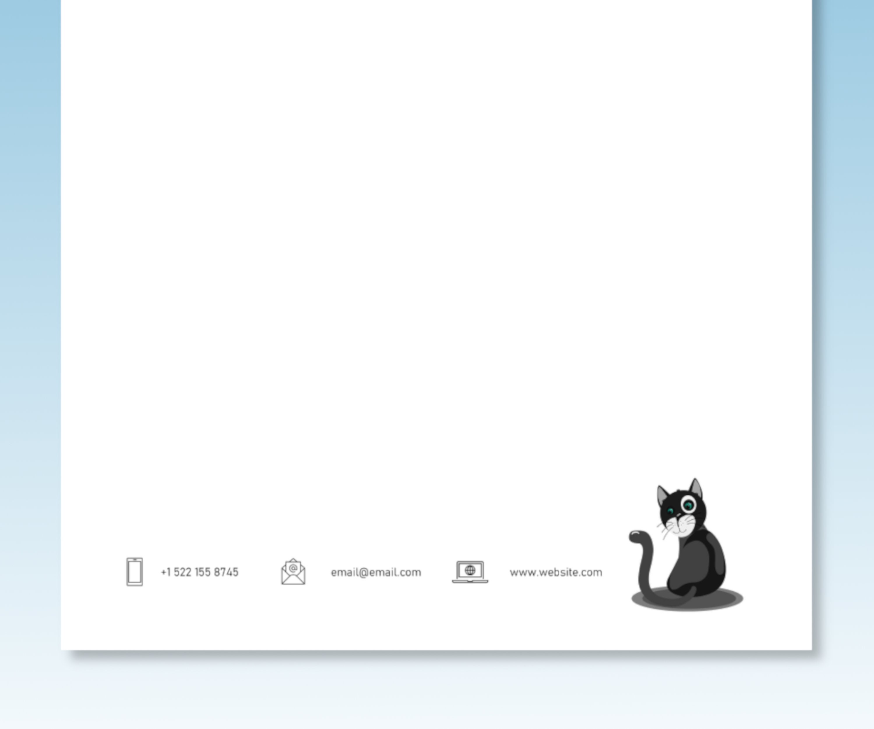 Invoice and Letterhead Template for Word cats Dogs MS WORD Etsy Invoice and Letterhead Template for Word cats Dogs MS WORD Etsy