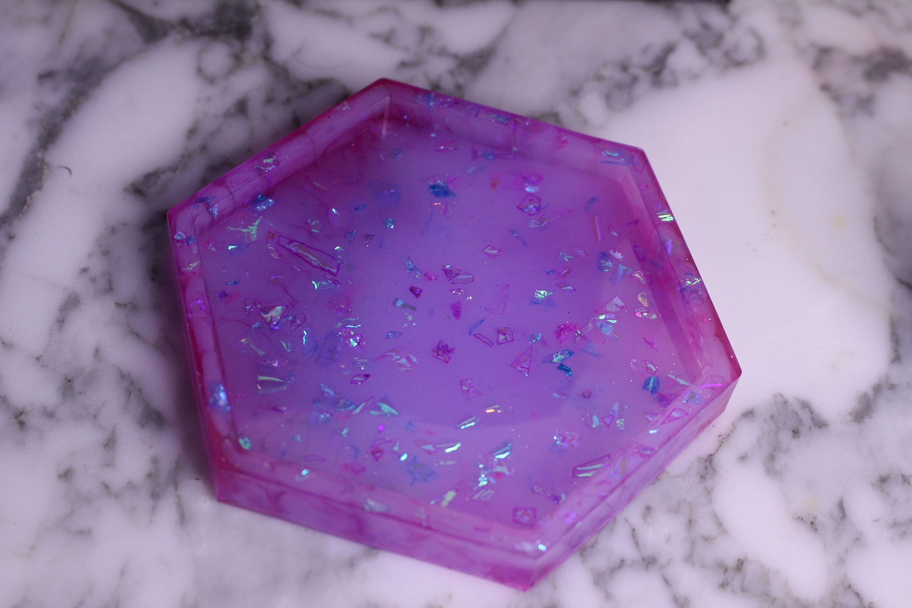 Plateau Vide-Poches Hexagonal Personnalisable [À Vous]