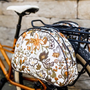 Praktische Fahrradtasche 2 Sattel Tasche bunt,  Wasserdichte Fahrradtasche Gross Praktische Fahrradtasche Satteltasche Abnehmbare Tasche