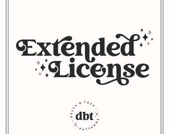 Extended License for ONE Seamless Repeat Pattern for Commercial Use