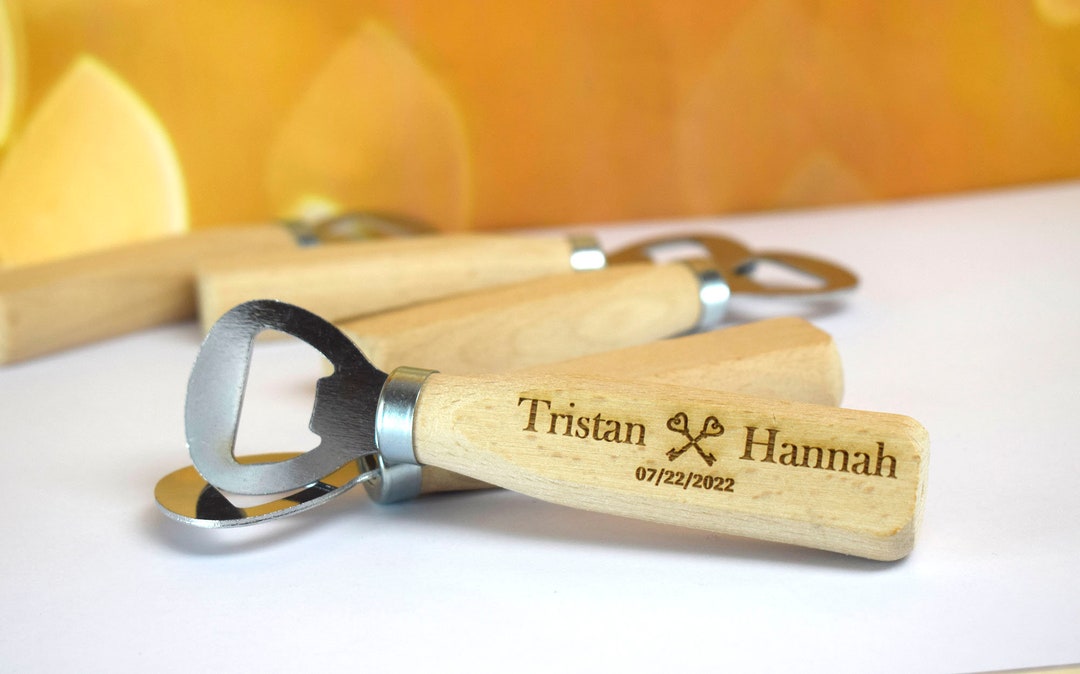 Bulk Engraved Bottle Opener, Party Favors, Wedding Favors for Guests