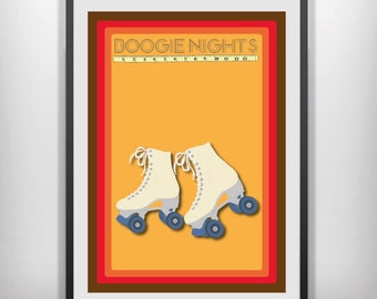 CANVAS Boogie nights minimal minimalist movie film print poster