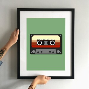 Mixed tape minimale minimalistische film film print poster