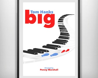 CANVAS Big minimal minimalist movie film print poster