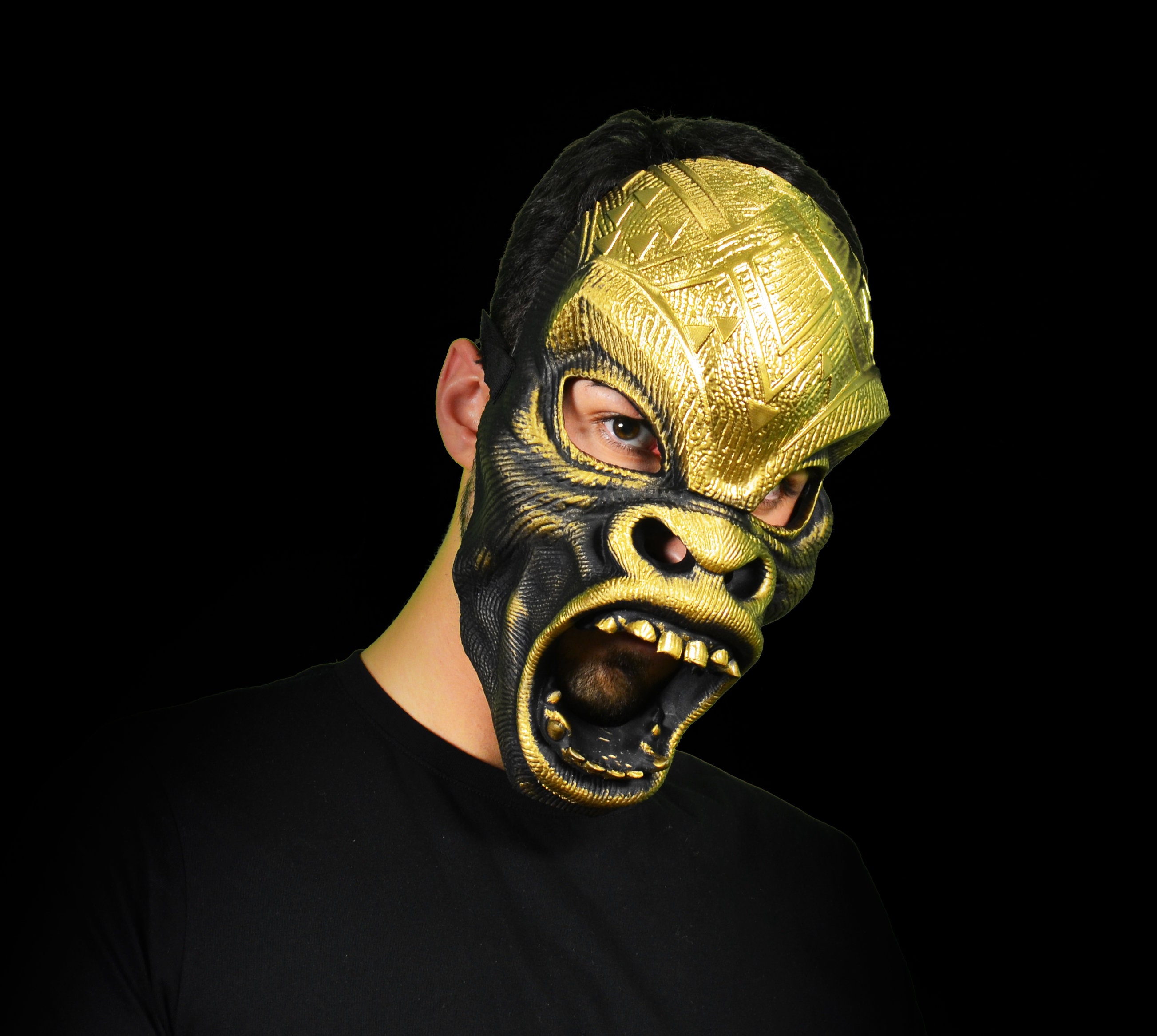 Halloween Gold Mask - Etsy Australia