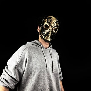 Skull Full Face Cosplay MaskHunter Skull Halloween Costume Mask | Customizable Color Option