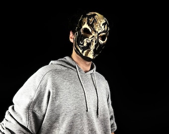 Skull Full Face Cosplay MaskHunter Skull Halloween Costume Mask | Customizable Color Option
