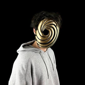 Masque tourbillonnant cosplay Anime Masque costume tourbillonnant réglable pour faire face | Option de couleur personnalisable