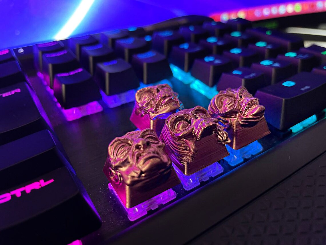Zombie Themed Keycapsmechanical Keyboard Cherry MX Arrow Keys Etsy