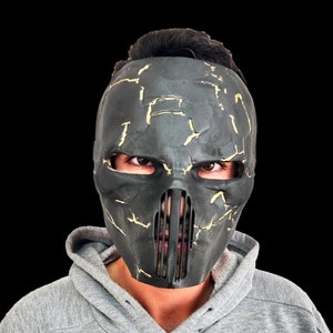 Demon Skull Cosplay Mask Hunter Skull Halloween Costume Mask | Customizable Color Option
