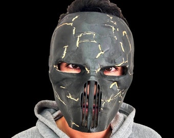 Demon Skull Cosplay Mask Hunter Skull Halloween Costume Mask | Customizable Color Option