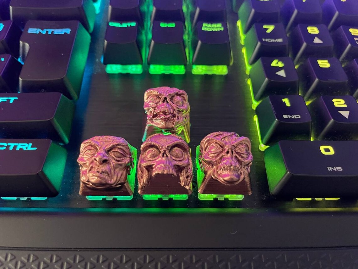 Zombie Themed Keycapsmechanical Keyboard Cherry MX Arrow Keys Etsy