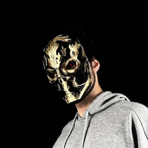 Skull Full Face Cosplay MaskHunter Skull Halloween Costume Mask | Customizable Color Option