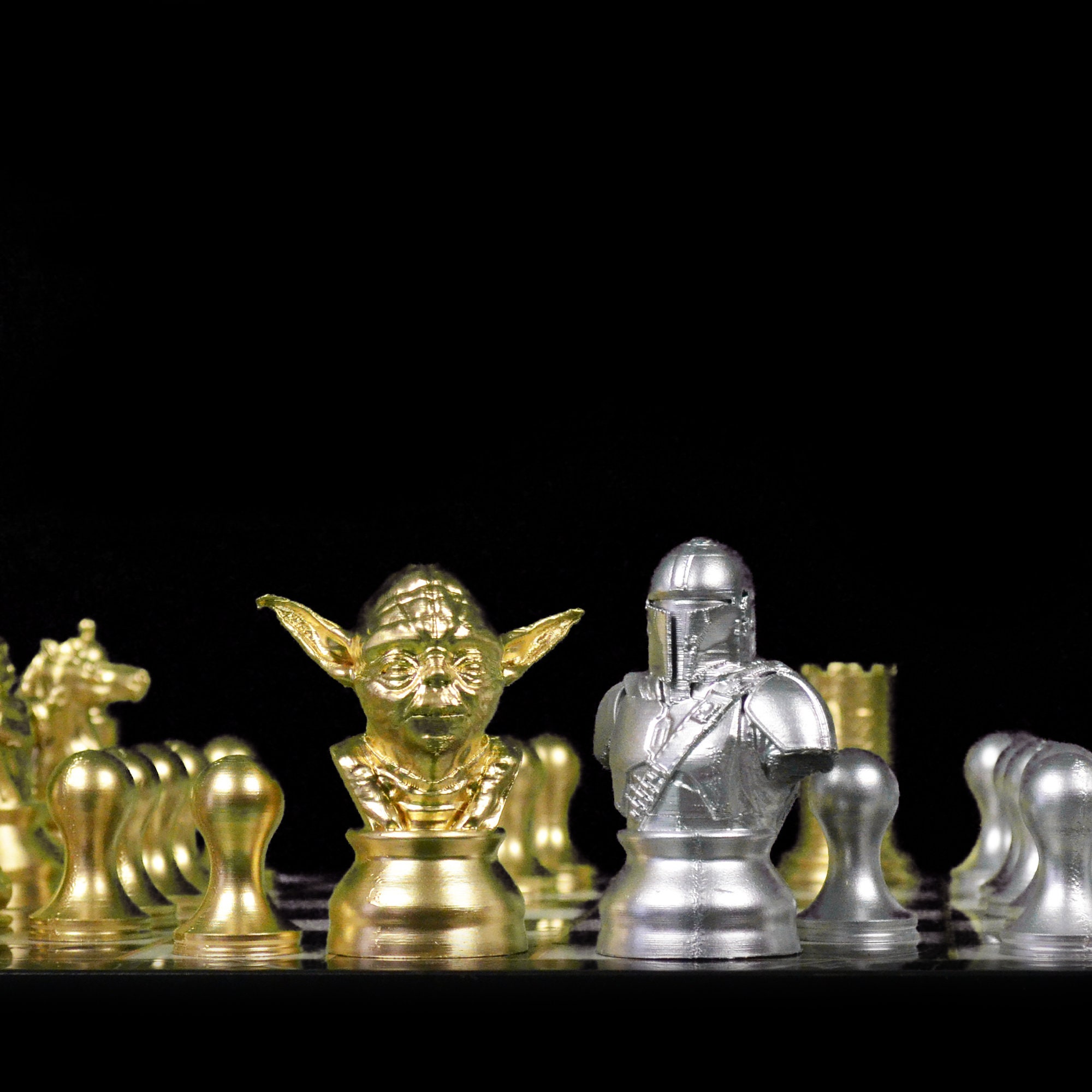 Star Wars Pewter Chess Set by Royal Selangor