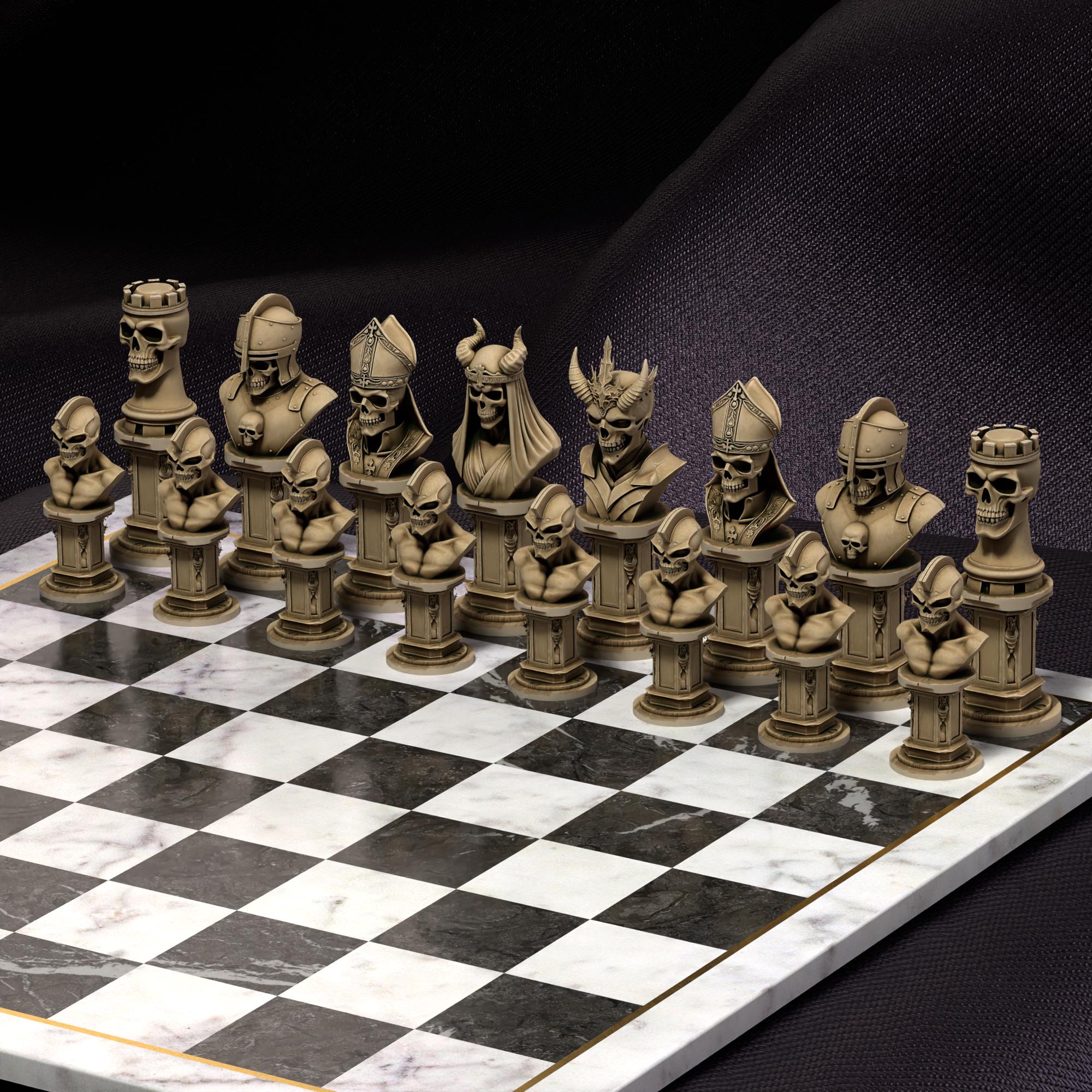 Gothic skull chess - Etsy 日本