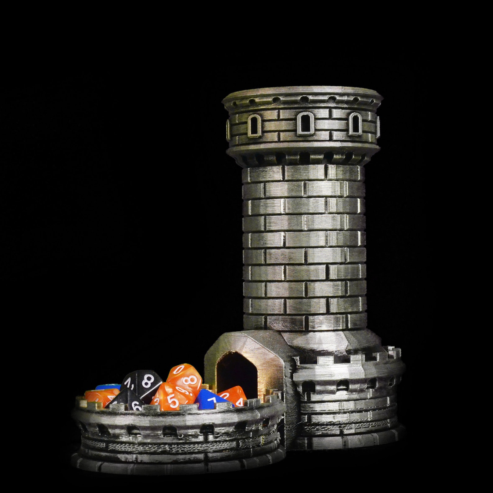 Dungeon Castle Dice Tower DND Castle Dice Tower With 7 Game Etsy
