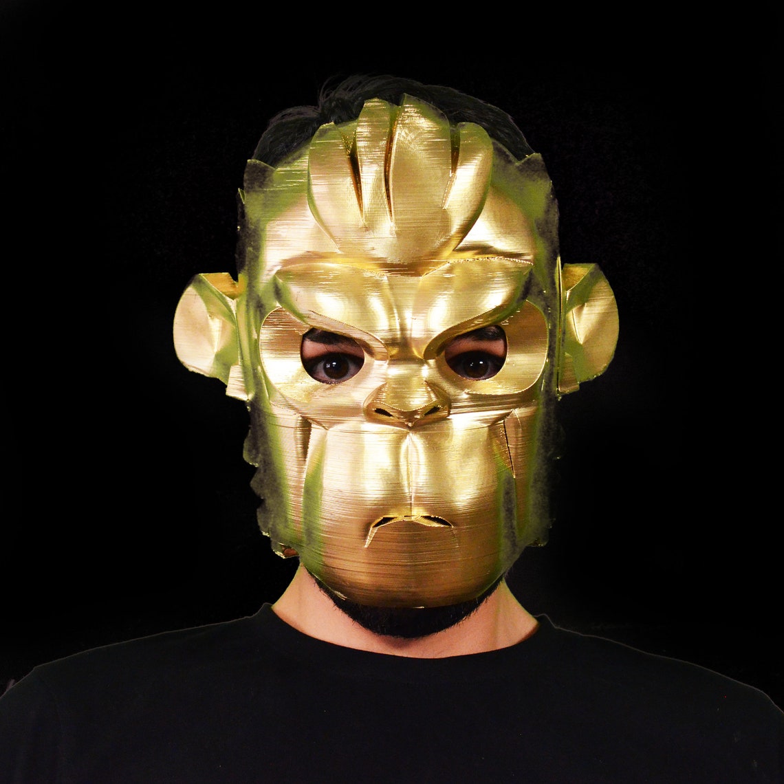 GTA V Monkey Gamer Cosplay Face Mask Animal Face Adjustable Etsy