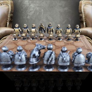 Metal Master Splinter Chess Set With Chess Board Collectible Chess Set | Customizations Available