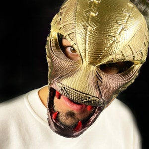 Tchalla Warrior Mask: Customizable Cosplay Costume Mask