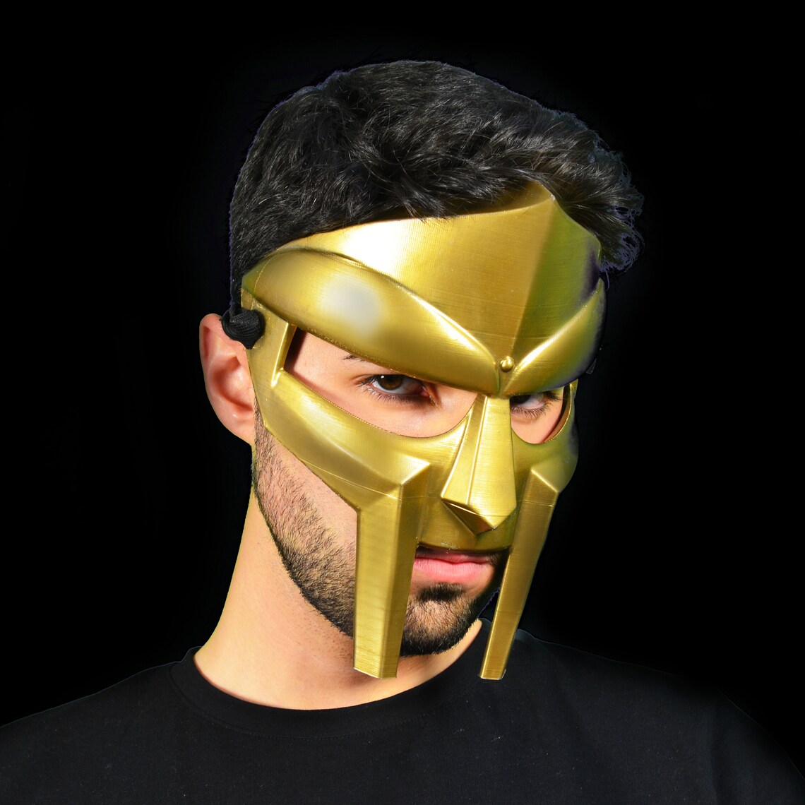 MF DOOM Mask With Painted Doom Mask Mad Villain Etsy