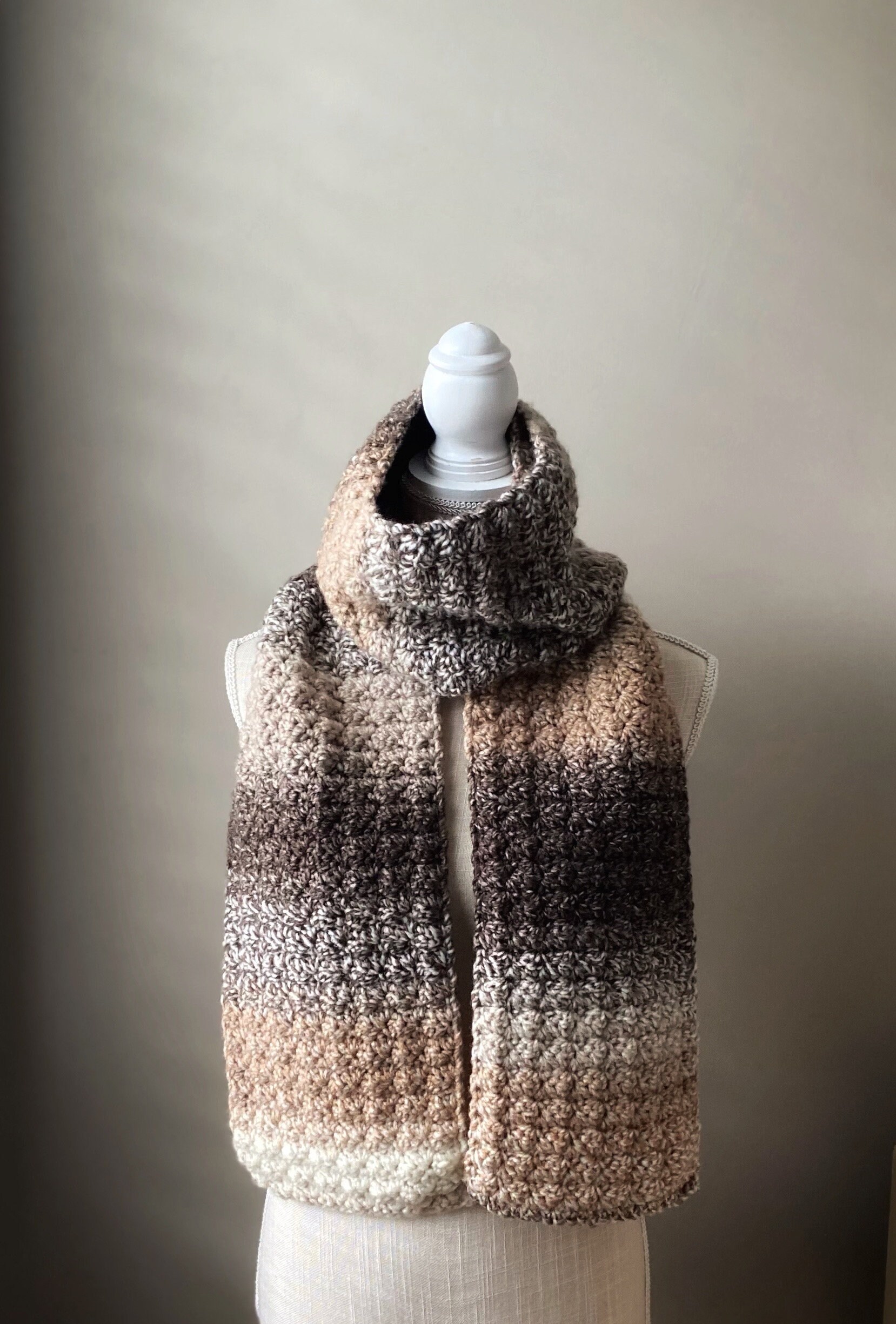 JUEMI【Hemp Mix Knitted Muffler】 Knitted Mufflers - Etsy