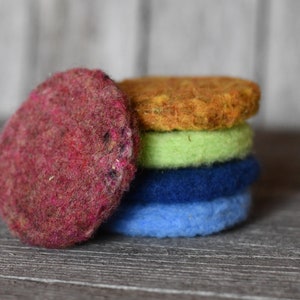 Needle Felt Cat Toys, 4 PACK, Wool Catnip Cat Toys, Catnip Toys, Handmade Cat Toys, Wool Cat Toys, Gifts For Your Cat, FREE SHIPPING