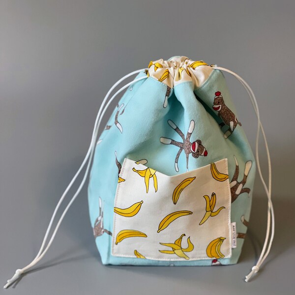 Sock Monkey Project Bag Etsy