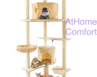 artistic cat tree