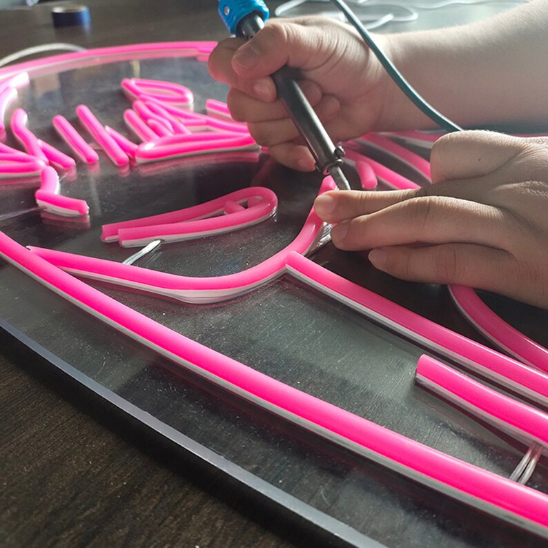 Zero Two Neon Sign Anime Neon Signs Custom LED Neon Light Etsy Singapore