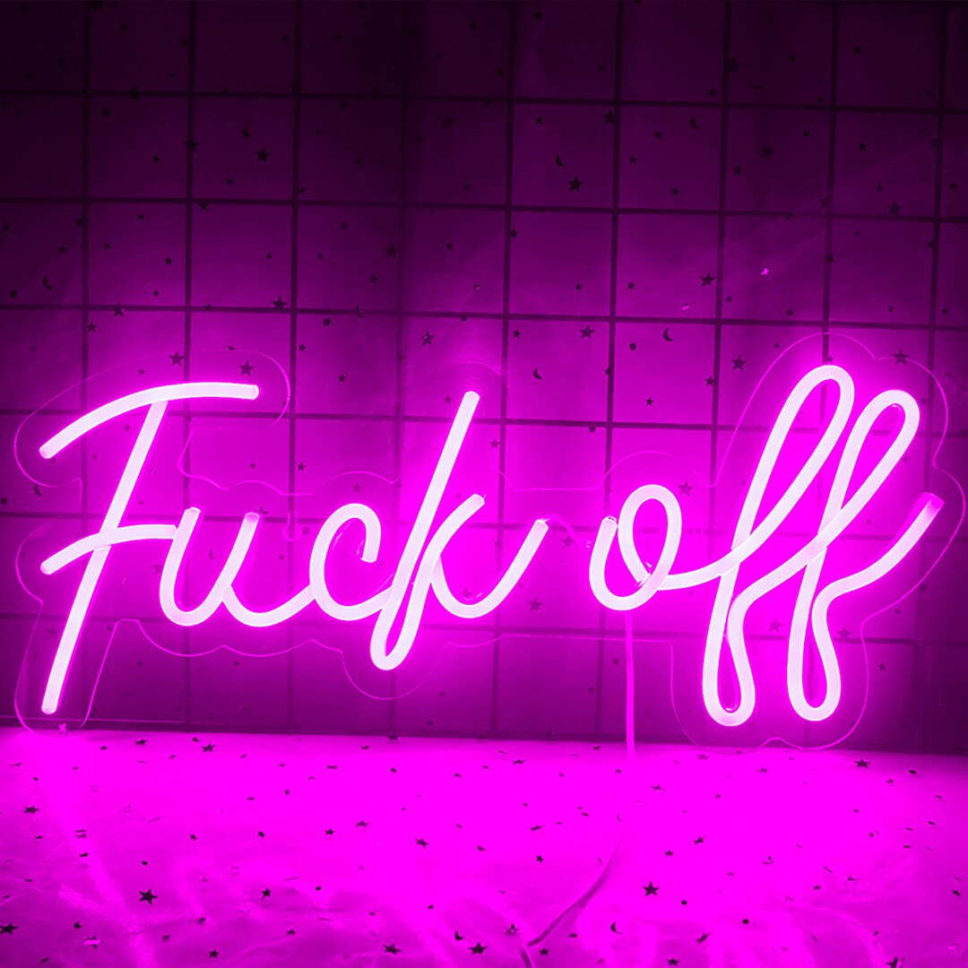 Fuck Off Neon Sign丨Custom Neon Sign丨Personalized Flex LED Neon Etsy 日本