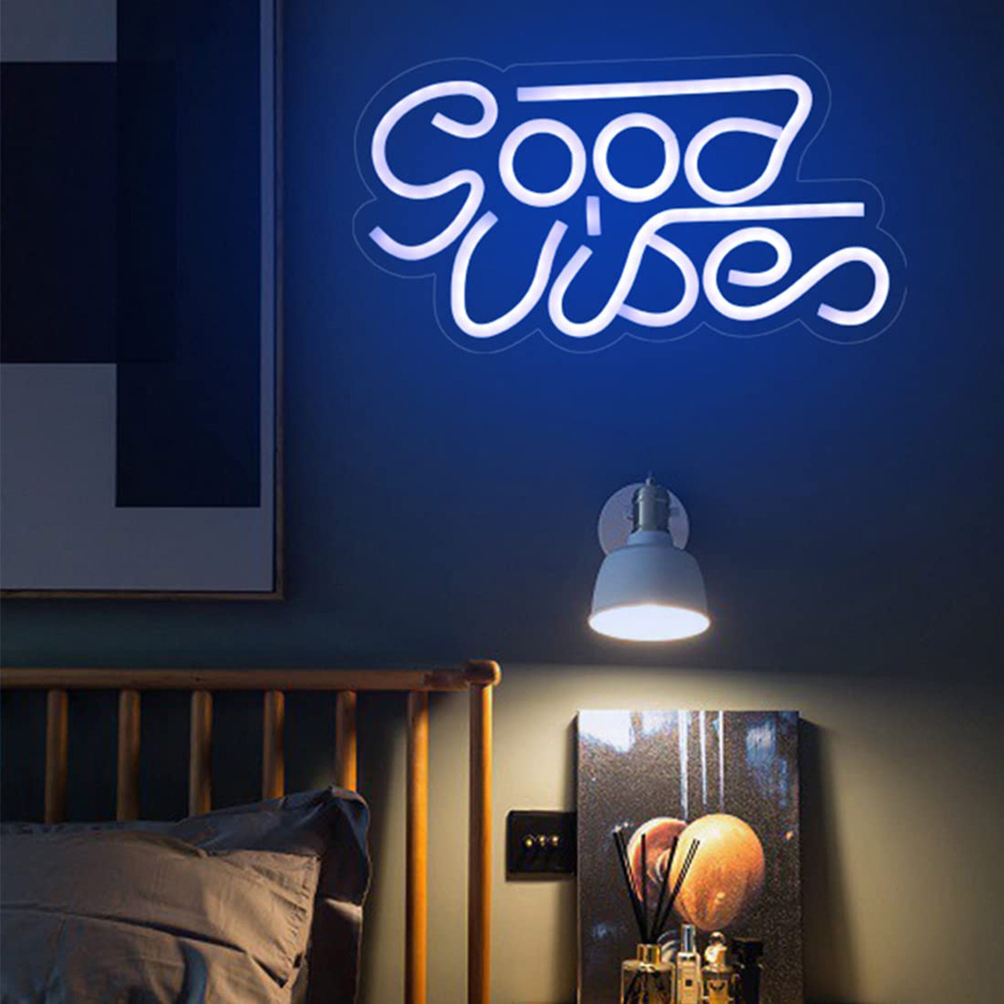 Good Vibes Neon Sign Custom Neon Signs Good Vibes Only LED Etsy UK