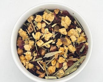 Wild Berry Pomegranate Loose Leaf Tea – Caffeine-Free Herbal Blend