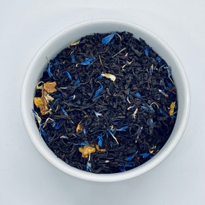 Cream Earl Grey Loose Leaf Tea | Vanilla Bergamot Black Tea | Bold & Smooth Gourmet Blend | 2oz (10-12 Cups)