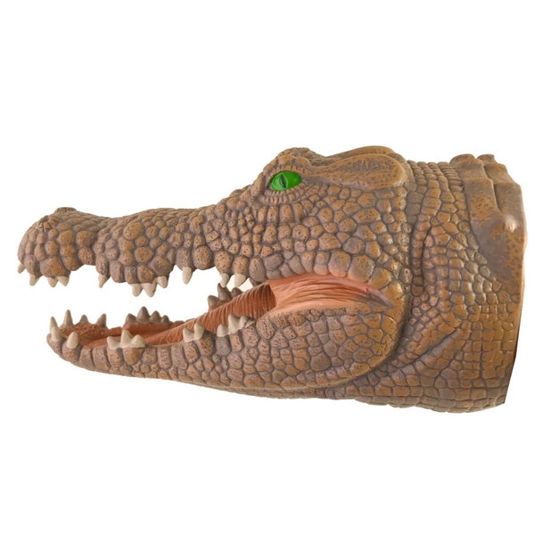 Weichgummi Krokodil Alligator Handpuppe für alle Alter Weihnachten Weihnachten Neujahr Geschenk für Jungen Mädchen Kinder