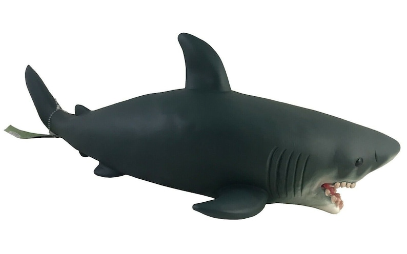 Large Soft Rubber White Shark Toys Sea Animals Party Toy Christmas Xmas New Year Gift for Boys Girls Kids Toddlers 3 21 image 3