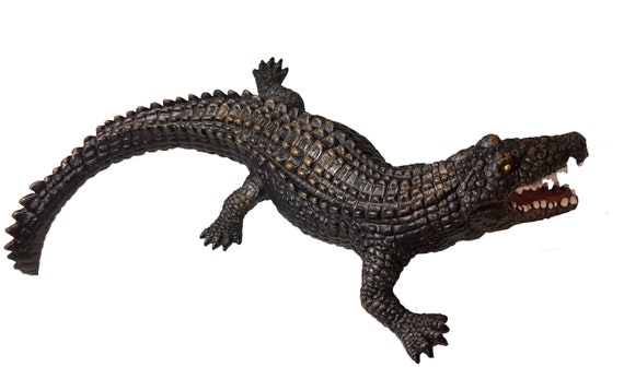 Jouet crocodile en caoutchouc souple rembourré pour bébé, cadeau pour  garçons, filles et tout-petits, à partir de 2 ans, à accompagner pour  dormir et se calmer -  France