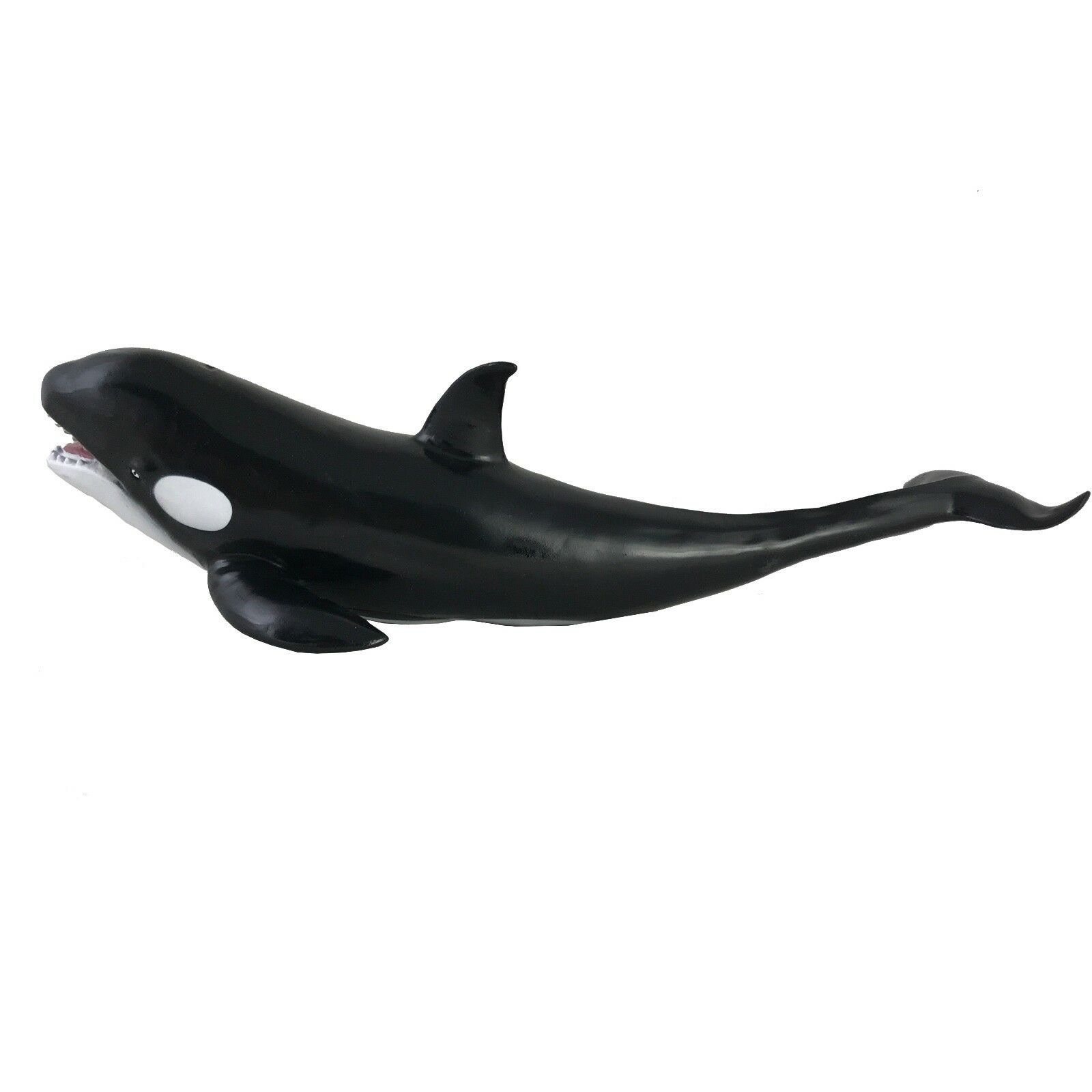 43 cm Soft Stuffed Rubber Killer whale Orca Mer Ocean Life Animal jeu jouet 17" 