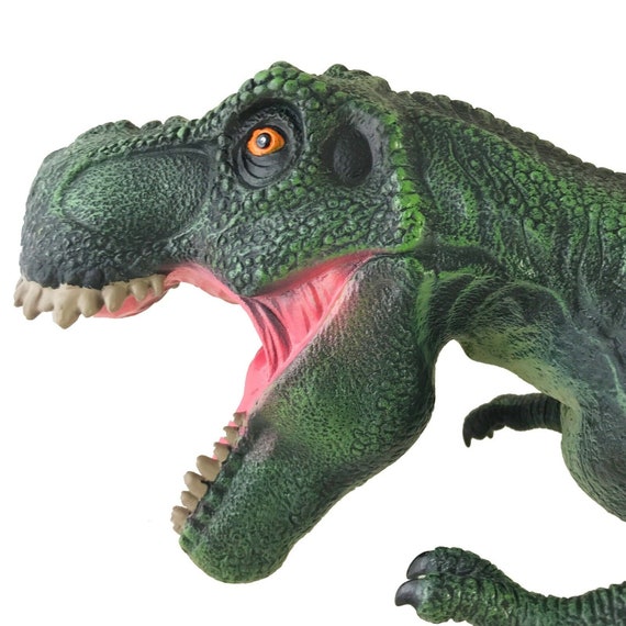 Drama Estrictamente Brote Gigante de goma blanda dinosaurio juguete T-Rex Jurassic Dino - Etsy España