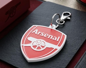 3D Printed Arsenal Keychain • Football Fan Gift • Gunners Accessory • North London Key Ring • Metal Swivel Clasp Included
