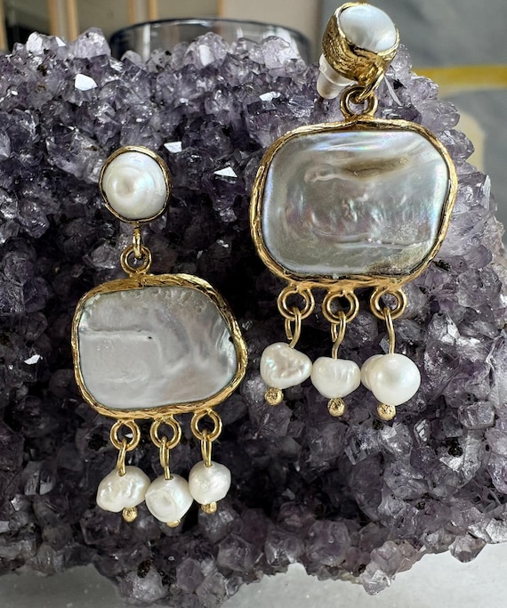 Baroque Pearl Earrings