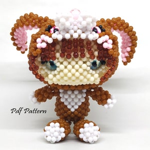 Beading Tutorial Pattern : Rabbit Costume Doll