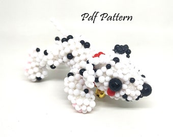 Beading Tutorial Pattern : Dalmation