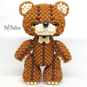 Beading Tutorial Pattern: Teddy Bear
