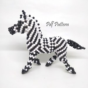 Beading Tutorial Pattern : Zebra