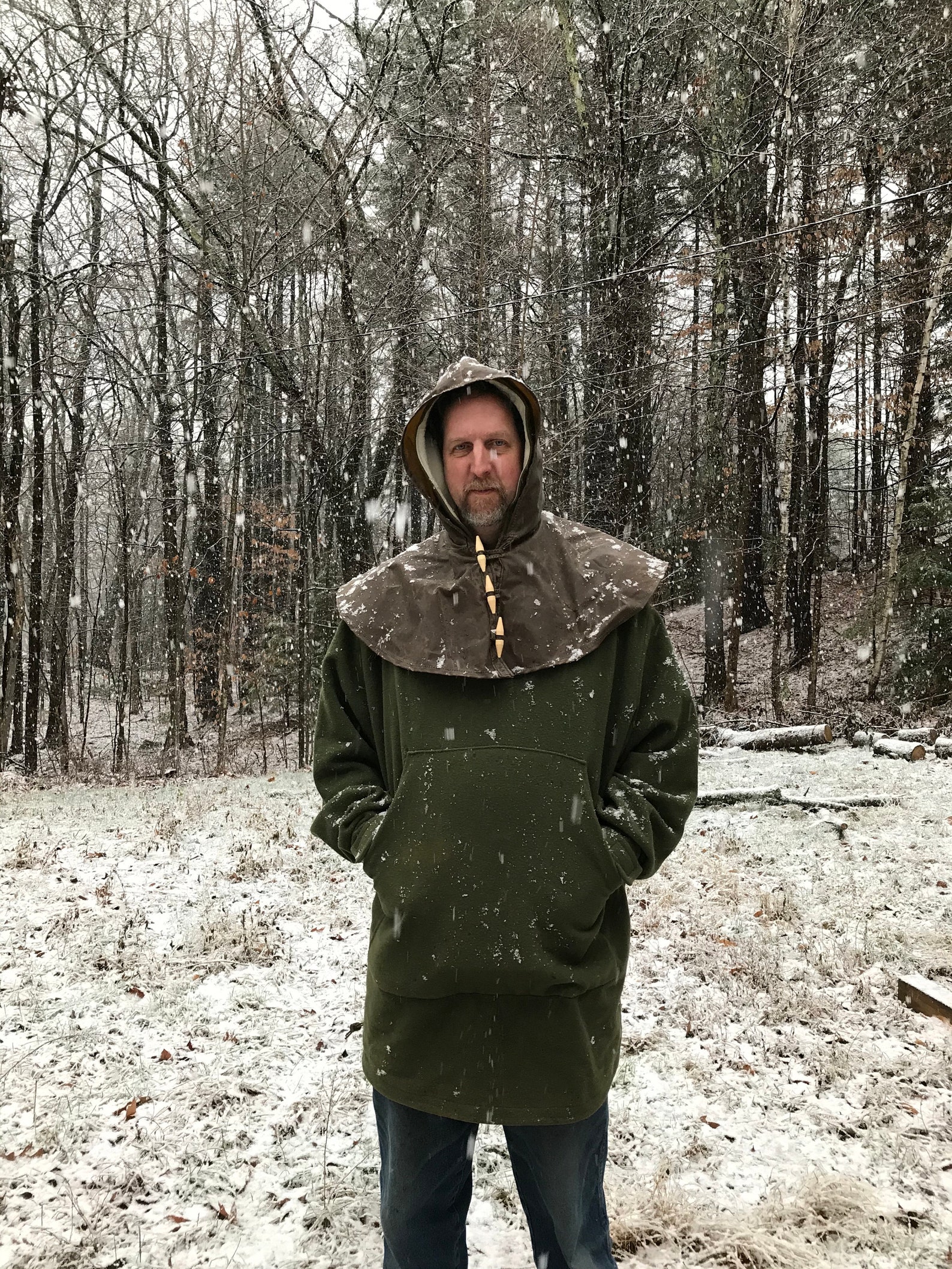 Waxed Canvas Oilskin Hood Etsy