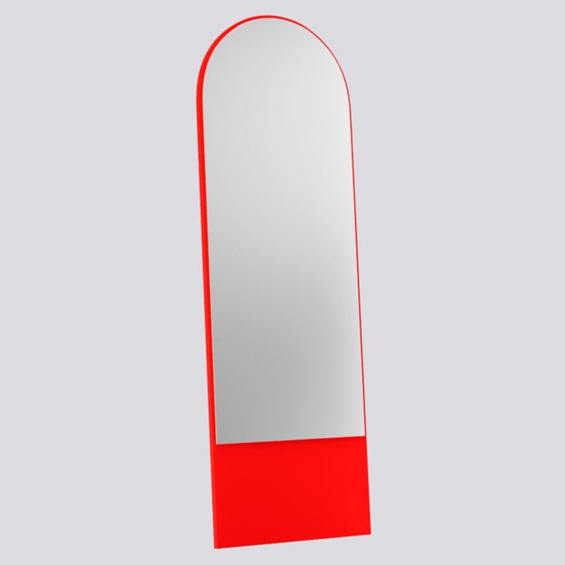 Floor Length Mirror Oversized Floor Mirror Funky Colored Etsy