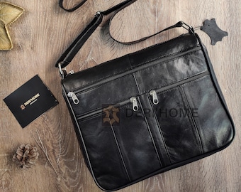 Leather purse cross body bag with adjustable strap shoulder bag crossbody bag, Leather bag women, Black crossbody bag, Messenger bag women